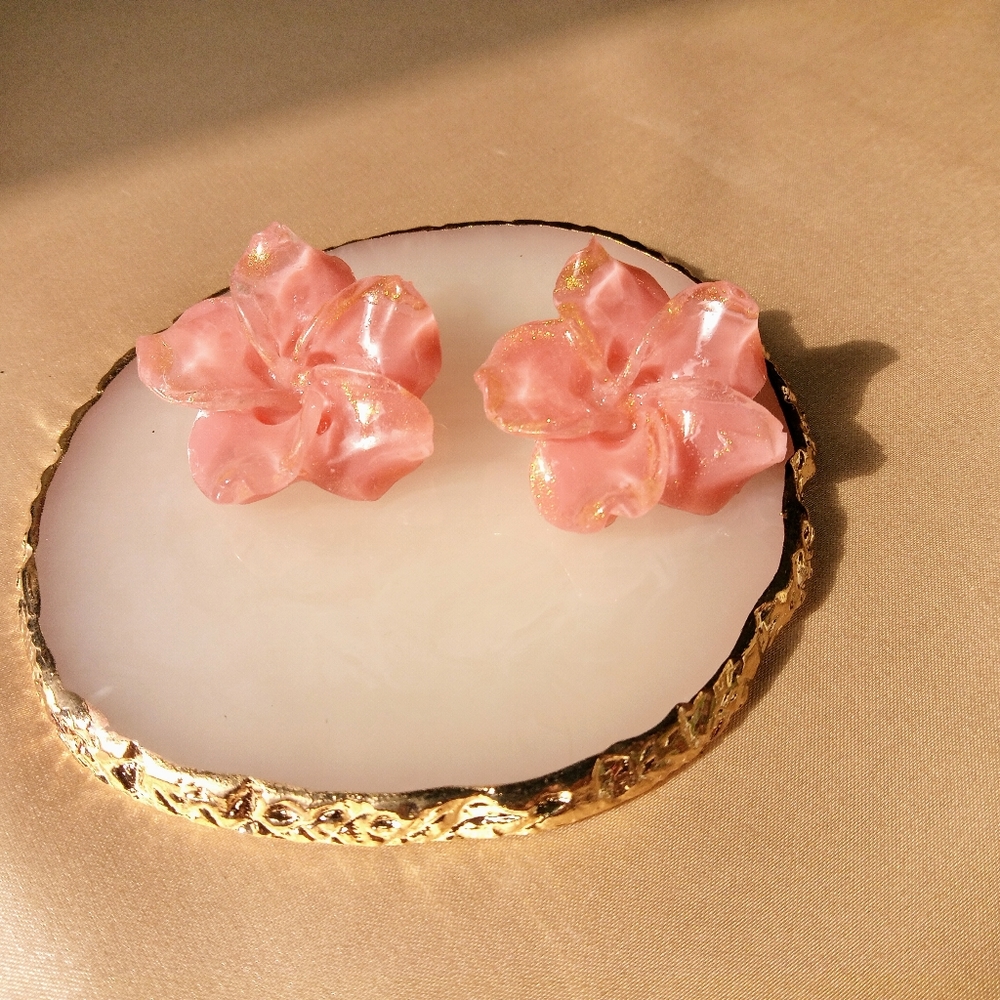 Handmade resin earrings